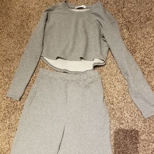 Free people beach sweatshirt sweatpants set small